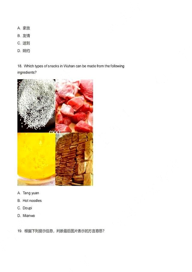 英语口语考试试题_中考英语口语考试_武汉外校全英文机考